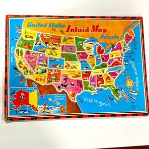 Vintage map puzzle